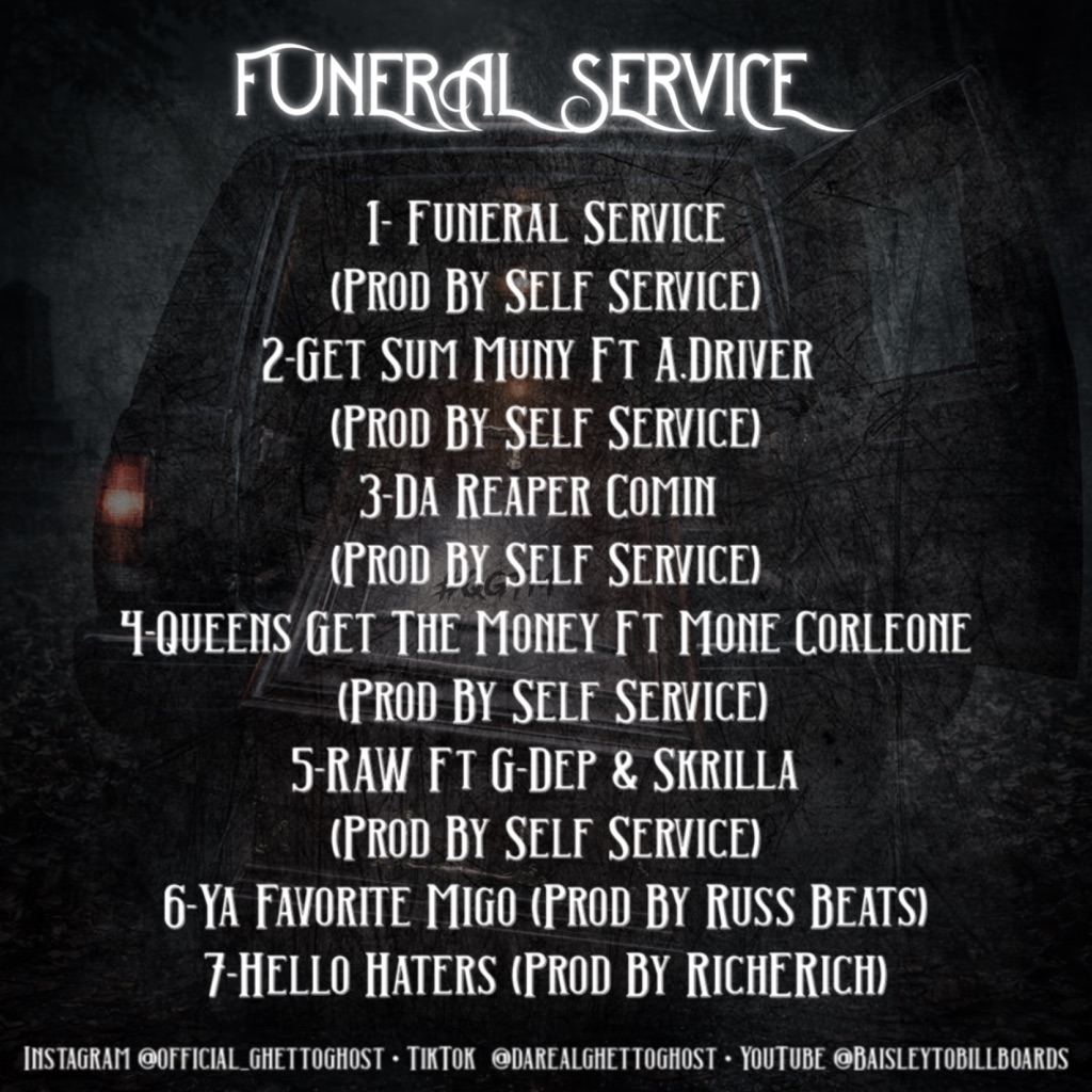 Funeral Service — Official Tracklist
